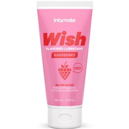 INTIMATELINE INTYMATE - WISH RASPBERRY FLAVORED LUBRICANT 100 ML - D-236875 - Teknashop Ltd