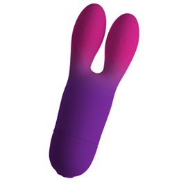 ROCKS- OFF - GLO-GIRL BUNNY PURPLE FLEXIBLE VIBRATOR - D-244037 - Teknashop Ltd