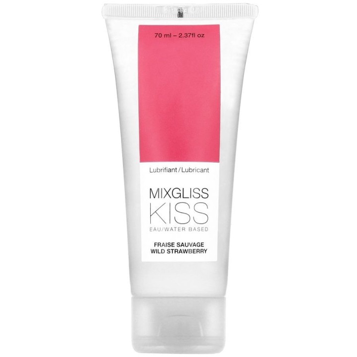 MIXGLISS - WATER BASED LUBRICANT STRAWBERRY FLAVOR 70 ML - D-202921 - Teknashop Ltd