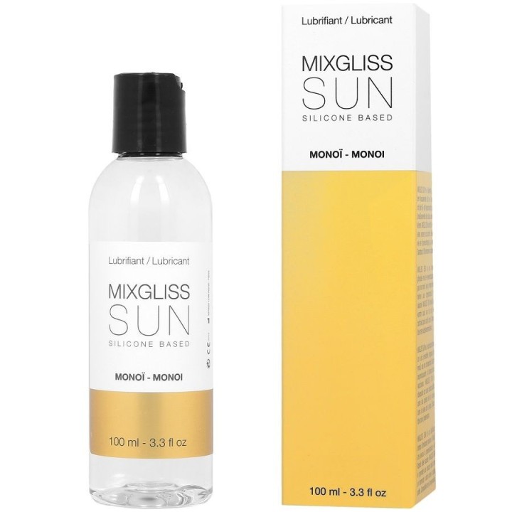 MIXGLISS - BASED SILICONE BASE LUBRICANT AROMA MONOI 100ML - D-202927 - Teknashop Ltd