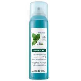 Klorane, Detox, Mint, Hair Dry Shampoo, Clarifies, 150 ml - Teknashop Ltd
