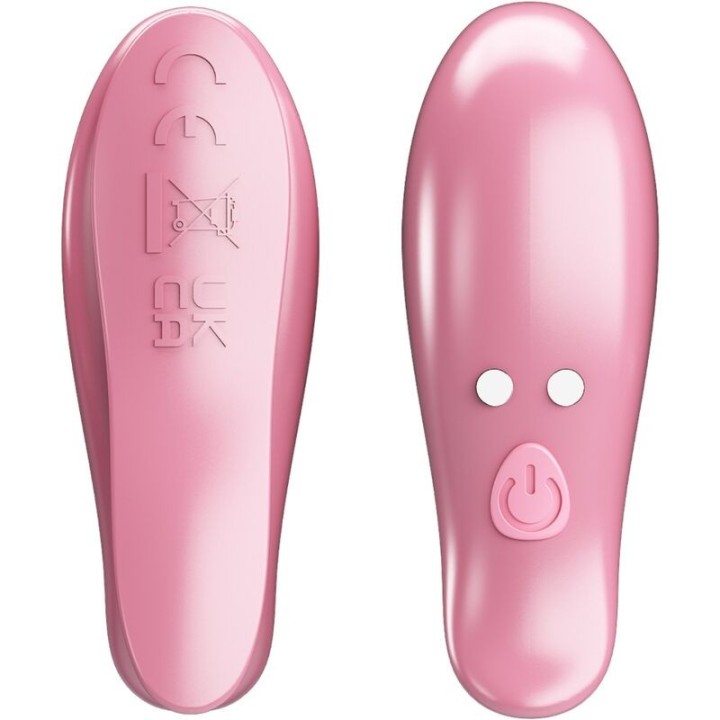 PRETTY LOVE - CAILEY NIPPLE CLAMPS 10 VIBRATIONS REMOTE CONTROL PINK - D-242459 - Teknashop Ltd