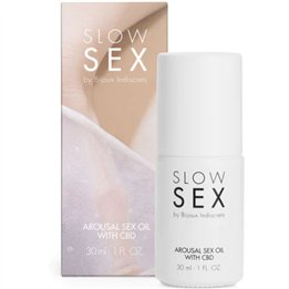 BIJOUX INDISCRETS - SLOW SEX SEXUAL MASSAGE OIL WITH CBD 30 ML - D-237680 - Teknashop Ltd