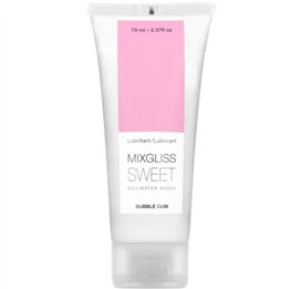 MIXGLISS - WATER BASED LUBRICANT GUM FLAVOR 70 ML - D-216612 - Teknashop Ltd