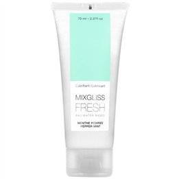 MIXGLISS - WATER BASED LUBRICANT EFFECT COLD MINT FLAVOR 70 ML - D-202917 - Teknashop Ltd