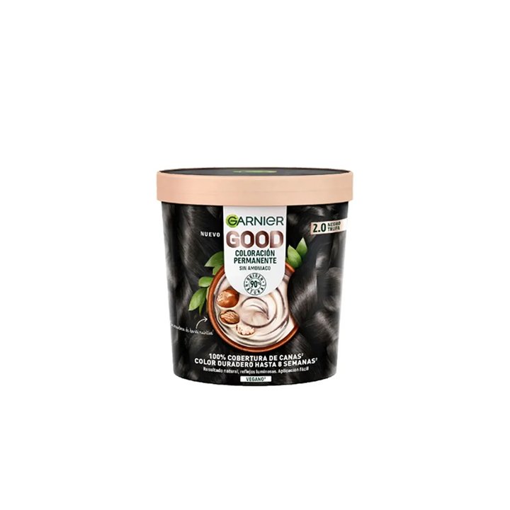 Garnier Good Coloración Permanente 2,0 Negro Trufa 1 U - unisex - Teknashop Ltd