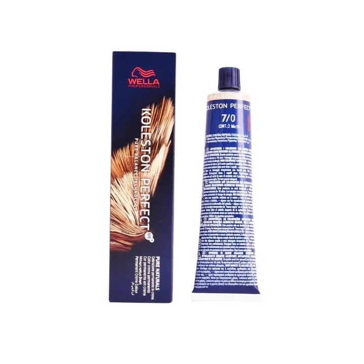 Wella Koleston Perfect Me+ 7/0 Pure Naturals 60ml - unisex - Teknashop Ltd