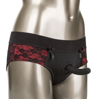 CALEXOTICS - SCANDAL SET OF CROTCHLESS PANTIES WITH DILDO SIZE L/XL - D-243674 - Teknashop Ltd