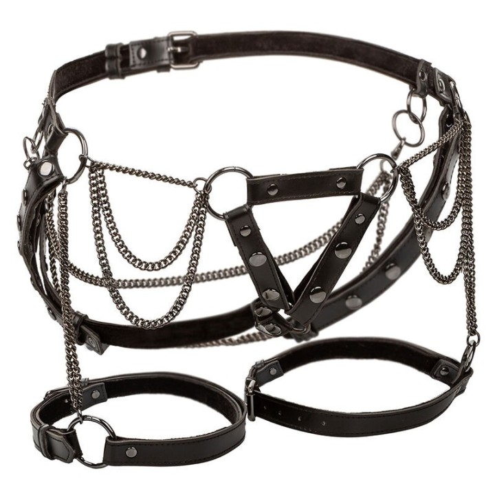 CALEXOTICS - EUPHORIA MULTICHAIN THIGH HARNESS PREMIUM PLUS SIZE - D-241477 - Teknashop Ltd