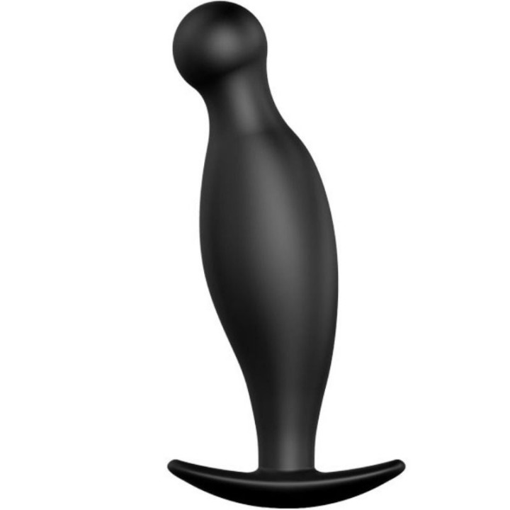 PRETTY LOVE - SILICONE ANAL PLUG 11.7 CM BLACK - D-211732 - Teknashop Ltd