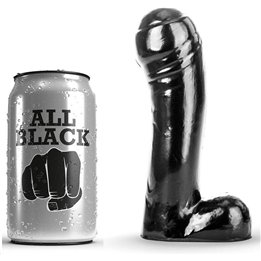 ALL BLACK - DILDO BLACK 15 CM - D-216227 - Teknashop Ltd