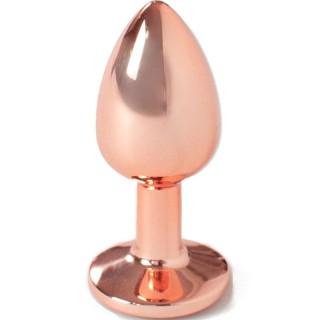 SECRETPLAY - METAL BUTT PLUG ROSE GOLD SMALL SIZE 7 CM - D-234739 - Teknashop Ltd
