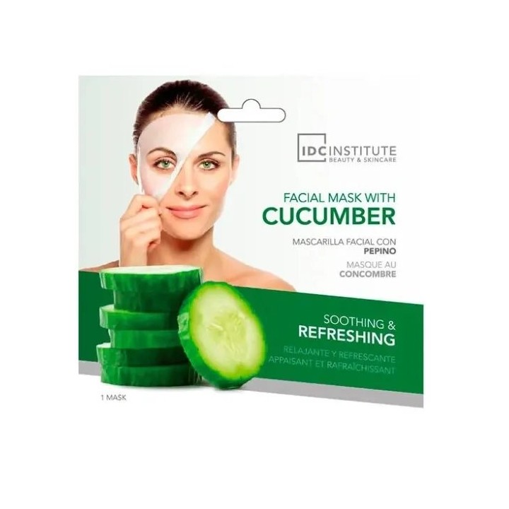 IDC Institute Facial Mask With Cucumber 1 Unit - unisex - Teknashop Ltd