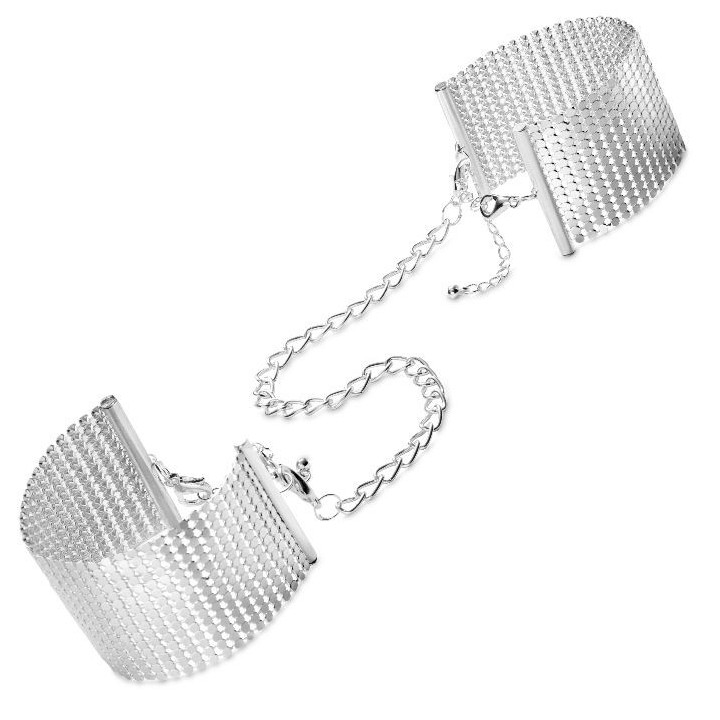 BIJOUX INDISCRETS - DÃSIR MÃTALLIQUE SILVER METALLIC HANDCUFFS - D-210777 - Teknashop Ltd