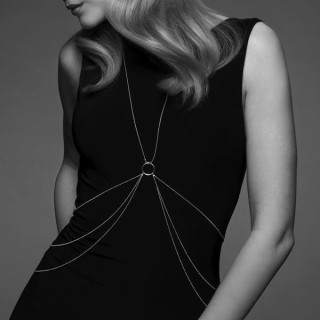 BIJOUX INDISCRETS - MAGNIFIQUE METAL CHAINS FOR THE BODY 8 SILVER - D-212776 - Teknashop Ltd