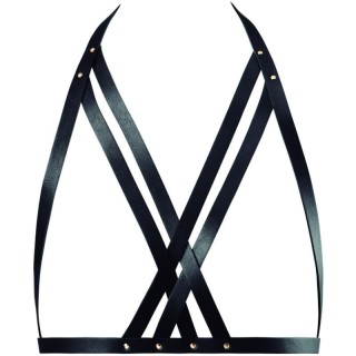 BIJOUX INDISCRETS - MAZE HALTER BRA HARNESS BLACK - D-213776 - Teknashop Ltd