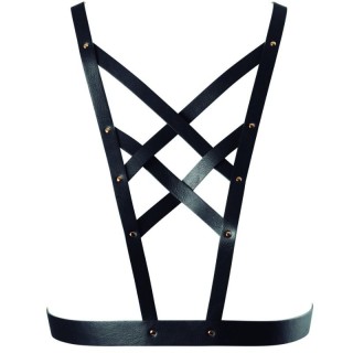 BIJOUX INDISCRETS - MAZE CROSSOVER HARNESS WITH BLACK NECKLINE - D-213778 - Teknashop Ltd