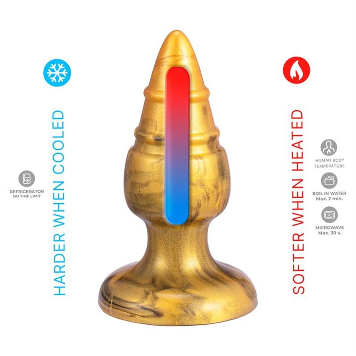 Fantasy Plugs Liquid Silicone Goldy - SD-241388 - Teknashop Ltd