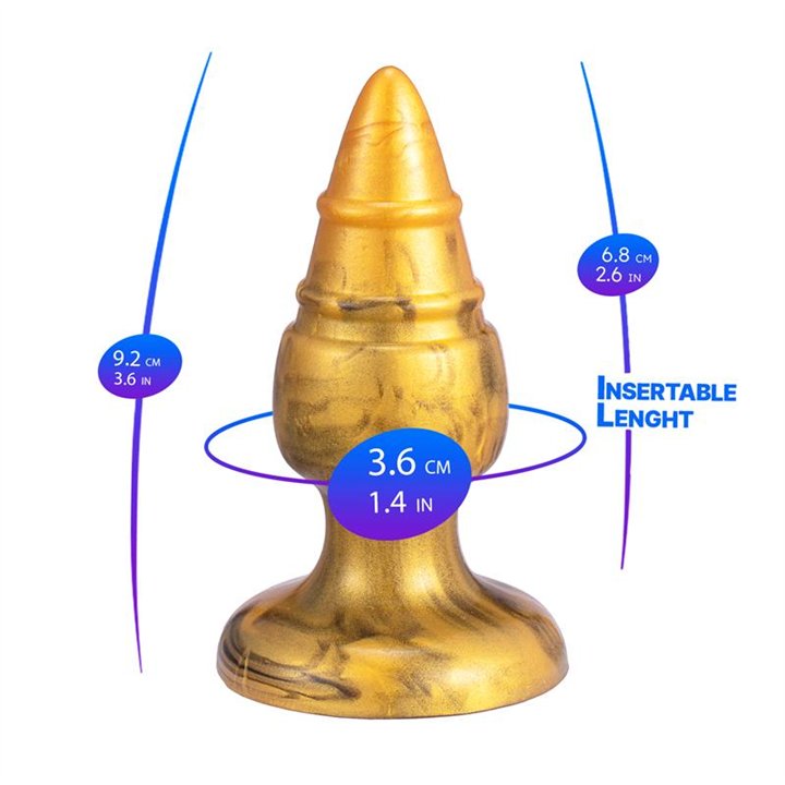 Fantasy Plugs Liquid Silicone Goldy - SD-241388 - Teknashop Ltd