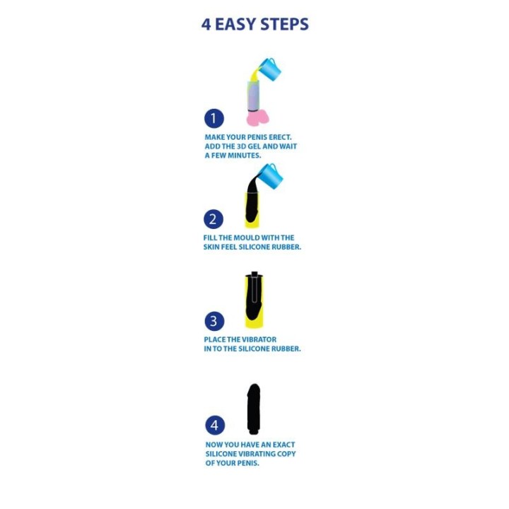 Cloneboy Dildo with Vibration Black - 7109619538300 - Teknashop Ltd