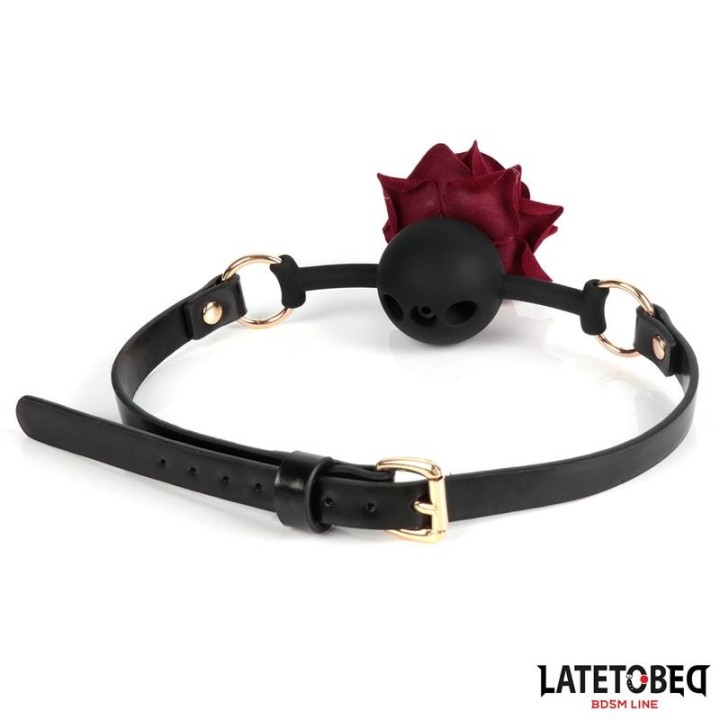 Gold Metal rose gag Ball - 8436615009367 - Teknashop Ltd