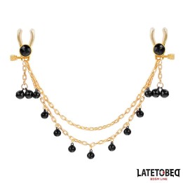Nipple Clamps with Chain and Bells - 8436615009671 - Teknashop Ltd