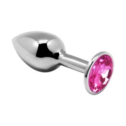 Anal Plug with Pink Jewel Size L - A-70101 - Teknashop Ltd