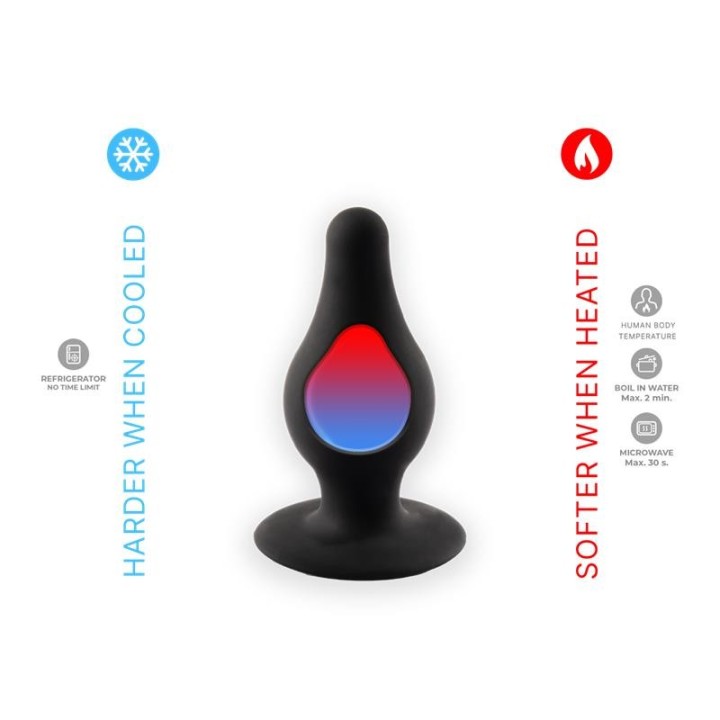 Butt Plug Model 2 Size M Black - SD-230795 - Teknashop Ltd