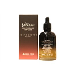 Cell By Cell, Miracle Ampoule, Multivitamin, Anti-Spots & Lightener, Serum, For Face, 200 ml - Teknashop Ltd
