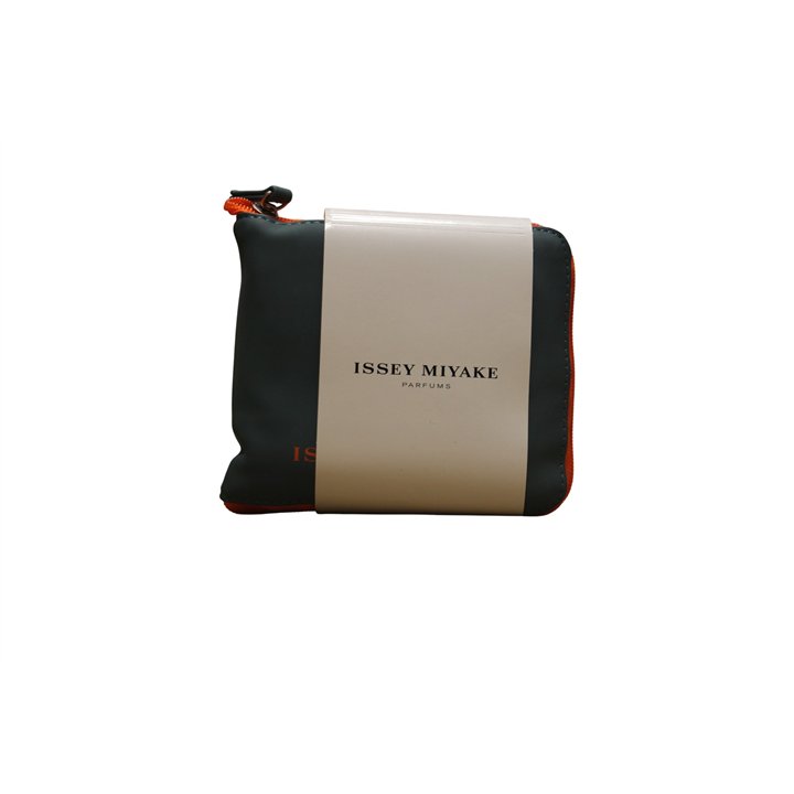 Issey Miyake, Issey Miyake, Zippered, GWP Textile Pouch, Dark Green - Teknashop Ltd