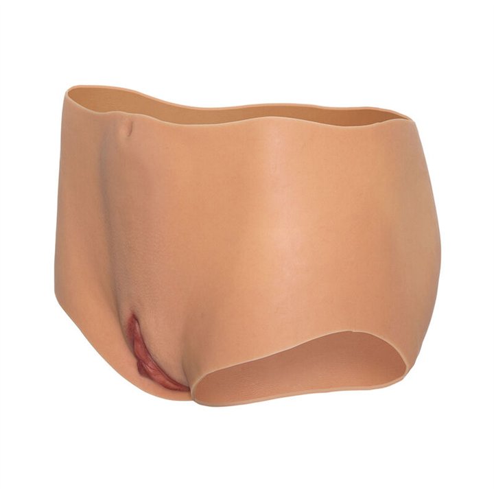 HIDDEN DESIRE - ALTER EGO OPEN VAGINA & ASS BRIEF MEDIUM WAIST FLESH - D-241492 - Teknashop Ltd