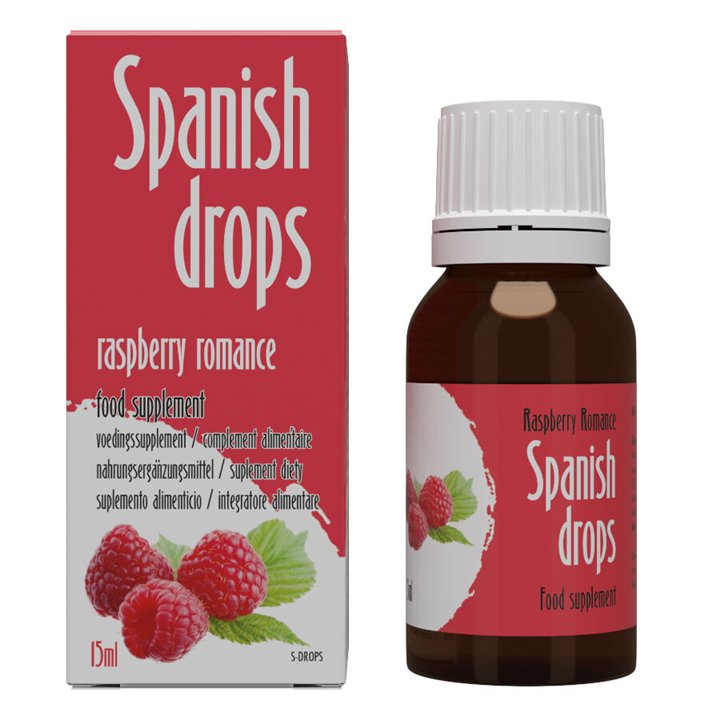COBECO - SPANISH DROPS RASPBERRY ROMANCE 15 ML - D-244983 - Teknashop Ltd