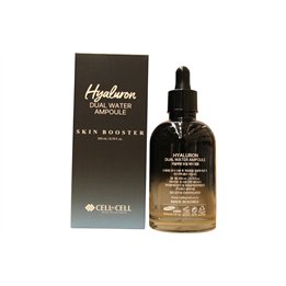 Cell By Cell, Dual Water Ampoule, Hyaluronic Acid, Hydrating & Soothing, Serum, For Face, 200 ml - Teknashop Ltd