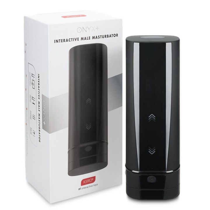 KIIROO - ONYX+ TELEDILDONIC MASTURBATOR WITH SKIN TEXTURE - D-227152 - Teknashop Ltd
