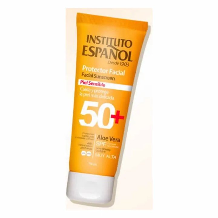 Instituto Español Facial Sunscreen Sensitive Skin Spf50 75ml - unisex - Teknashop Ltd