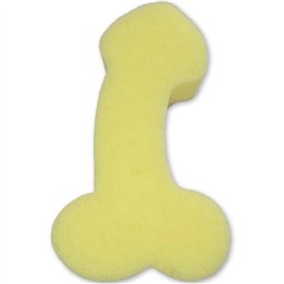 DIABLO PICANTE - YELLOW PENIS-SHAPED SPONGE - D-244790 - Teknashop Ltd