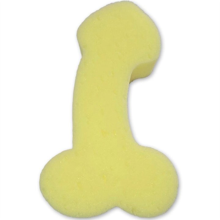 DIABLO PICANTE - YELLOW PENIS-SHAPED SPONGE - D-244790 - Teknashop Ltd