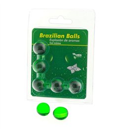 TALOKA - 5 BRAZILIAN BALLS MINT INTIMATE GEL - D-232622 - Teknashop Ltd