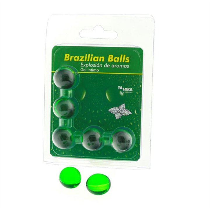 TALOKA - 5 BRAZILIAN BALLS MINT INTIMATE GEL - D-232622 - Teknashop Ltd
