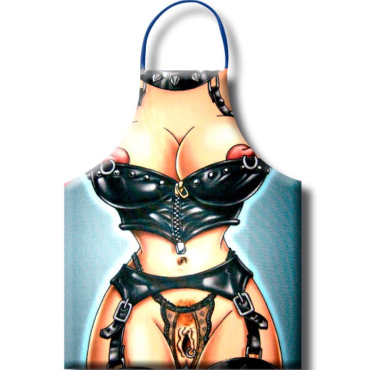 DIABLO PICANTE - WOMENS SADO APRON - D-236770 - Teknashop Ltd