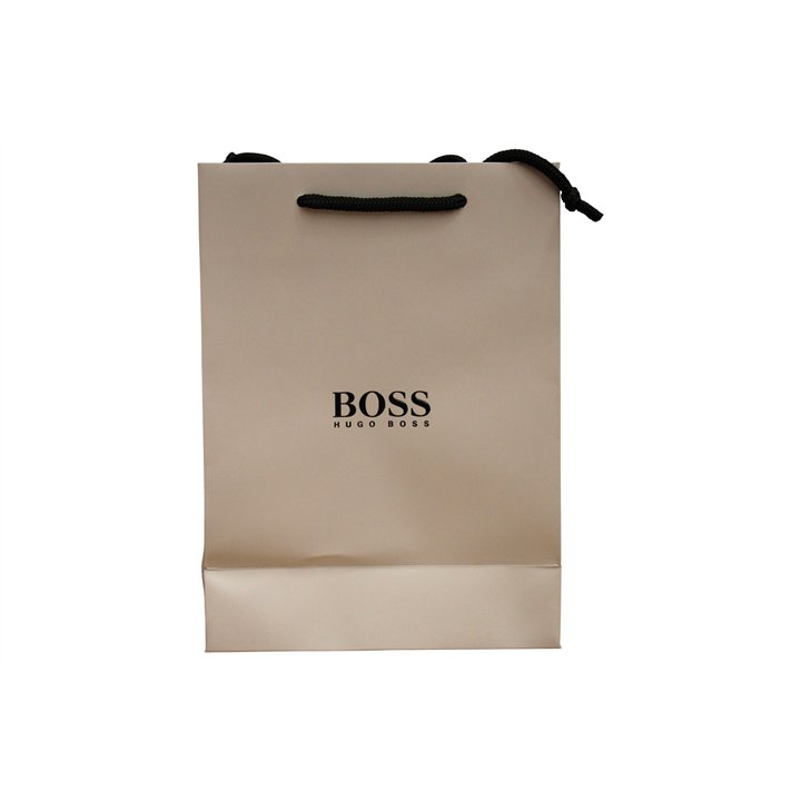 Hugo Boss, Hugo Boss, Cardboard Shopping Bag, Paper, White - Teknashop Ltd