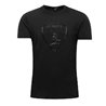 LAMBORGHINI SIZE L EMBOSSED SHIELD T-SHIRT BLACK