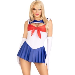 LEG AVENUE - COSTUME SEXY SAILOR MULTICOLOR S - D-242023 - Teknashop Ltd