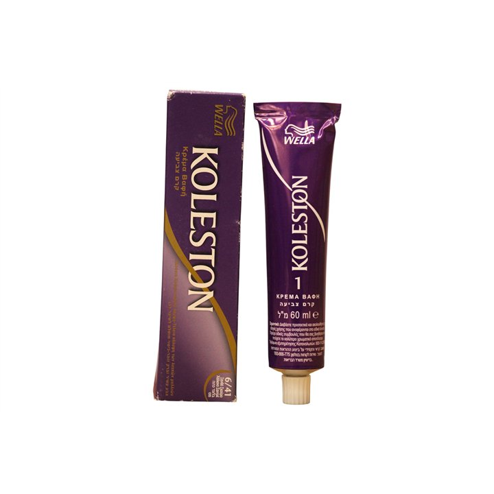 Wella Professionals, Koleston Perfect Me+, Vegan, Permanent Hair Dye, 6/41 Dark Blonde/Red Ash, 60 ml *Tester - Teknashop Ltd