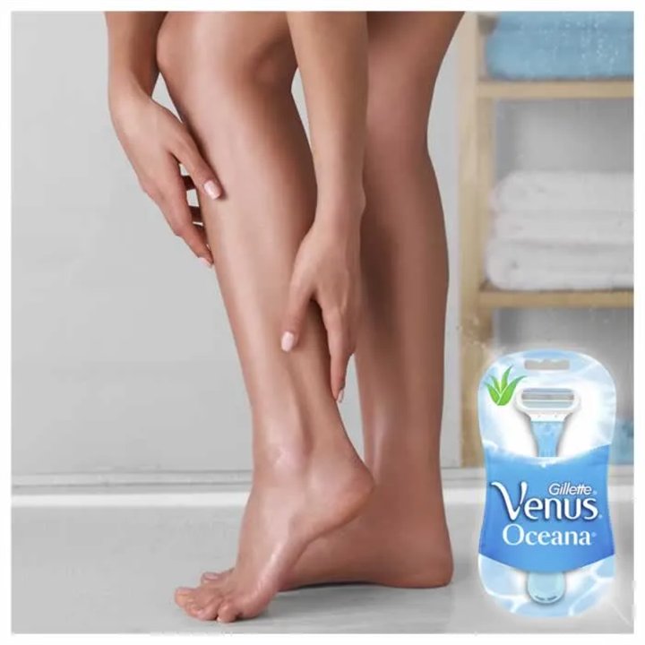 Gillette Venus Oceana Razor 4 Units  - unisex - Teknashop Ltd