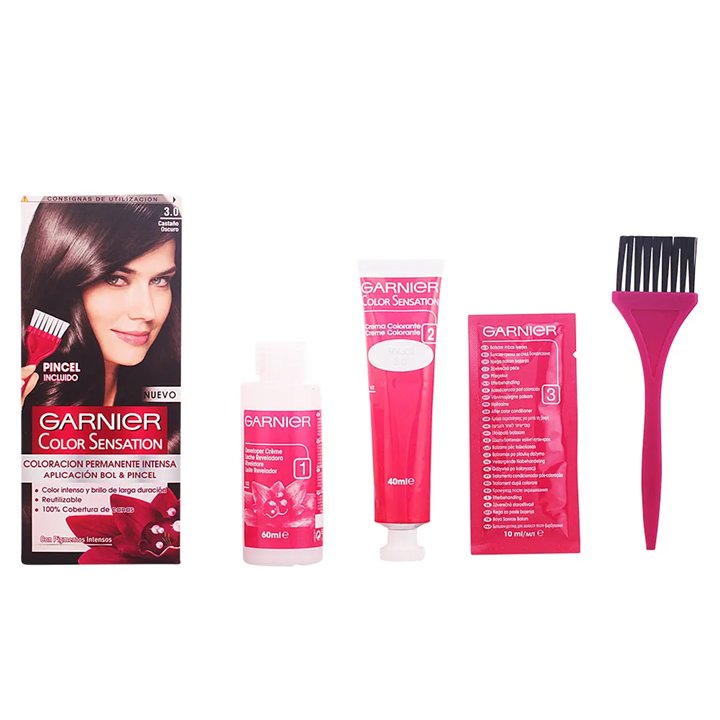 Garnier Color Sensation 3 Dark brown - unisex - Teknashop Ltd