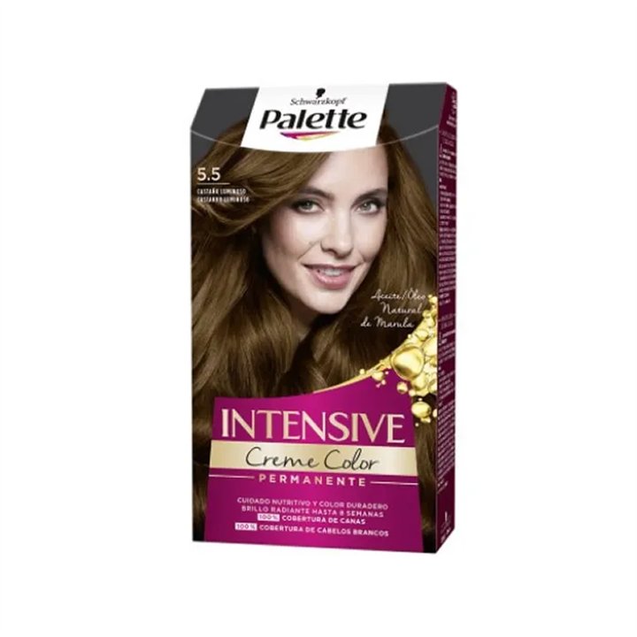 Schwarzkopf Palette Intensive Creme Color Tint 5.5 Luminous Brown - unisex - Teknashop Ltd