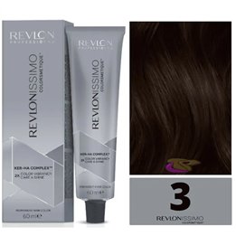 Revlon Revlonissimo Colorsmetique 3 Dark Brown 60ml - unisex - Teknashop Ltd