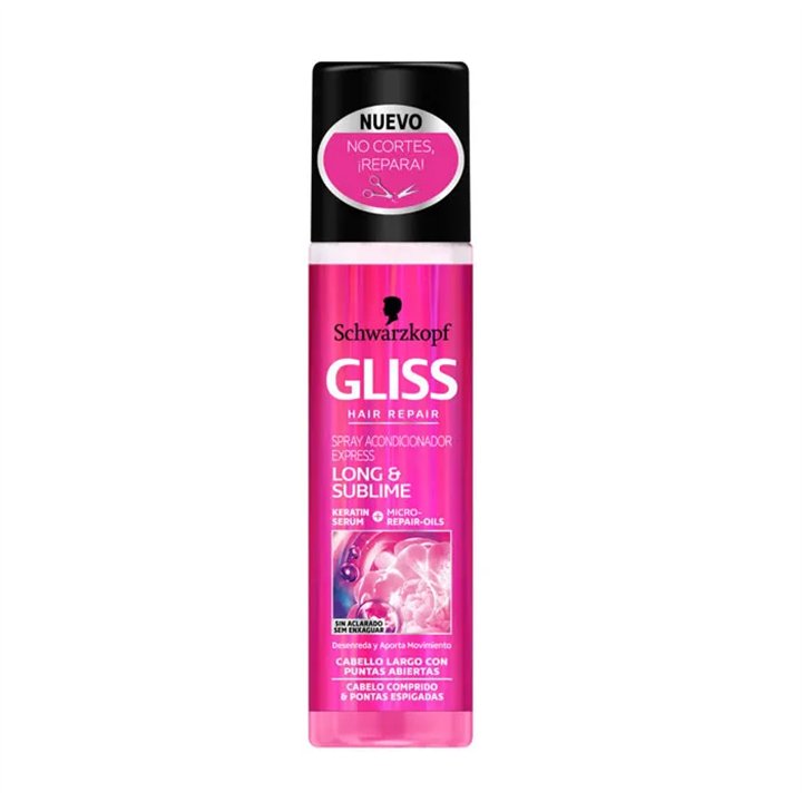 Schwarzkopf Gliss Long And Sublime Conditioner Spray Express 200ml - unisex - Teknashop Ltd