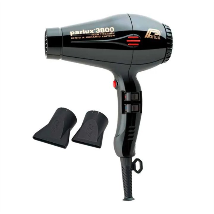 Parlux Hair Dryer 3800 Ionic Ceramic Black  - unisex - Teknashop Ltd